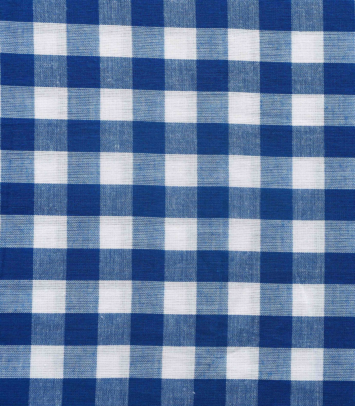 Blue White Yarn Dyed Check Fabric 4